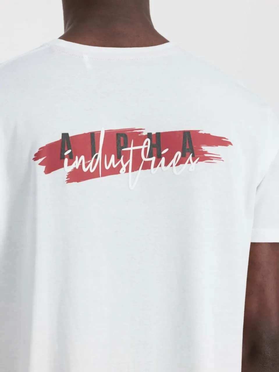 Alpha Industries Shirts<Herren T-Shirt weiß uni