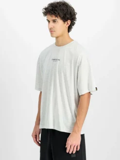 Alpha Industries Shirts<Herren T-Shirt grau bedruckt