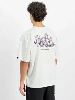 Alpha Industries Shirts<Herren T-Shirt grau bedruckt