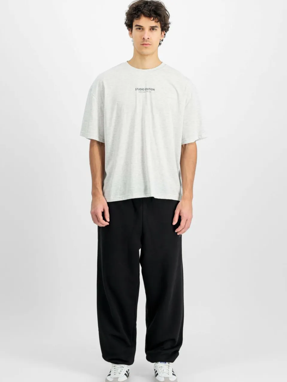 Alpha Industries Shirts<Herren T-Shirt grau bedruckt