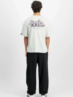 Alpha Industries Shirts<Herren T-Shirt grau bedruckt