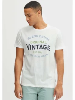 BLEND Shirts<Herren T-Shirt mehrfarbig gemustert