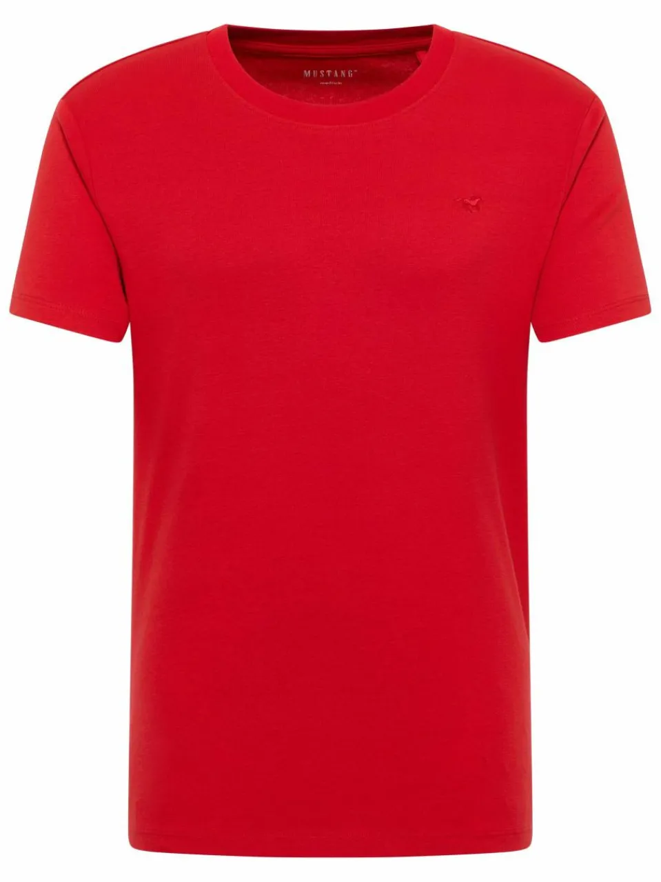 Mustang Shirts<Herren T-Shirt rot uni