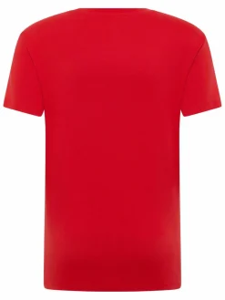 Mustang Shirts<Herren T-Shirt rot uni