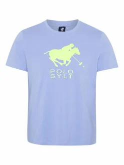 Polo Sylt Shirts<Herren T-Shirt hellblau bedruckt
