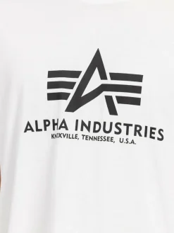 Alpha Industries Shirts<Herren T-Shirt weiß bedruckt
