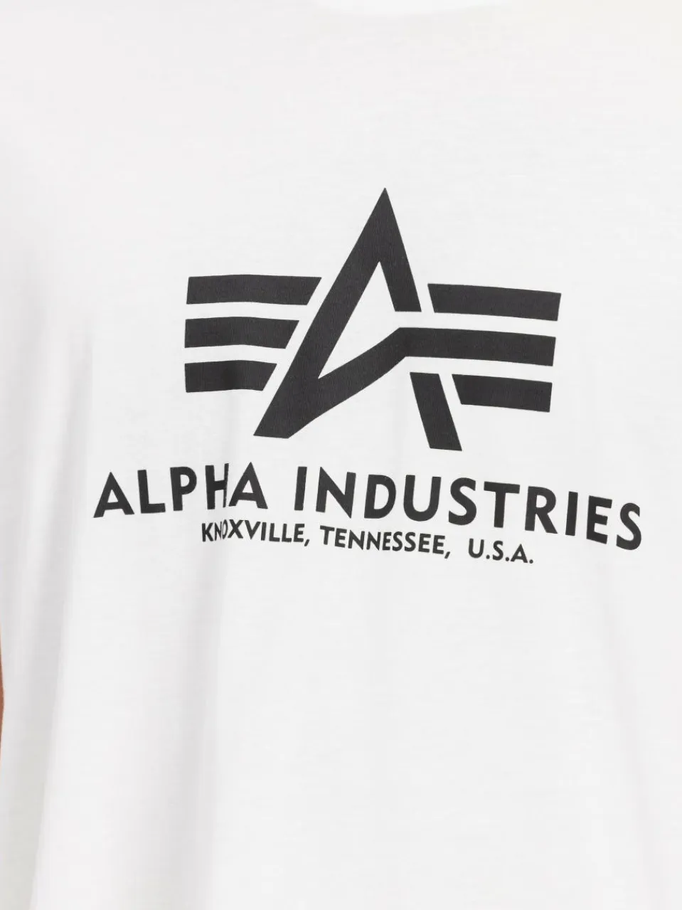 Alpha Industries Shirts<Herren T-Shirt weiß bedruckt