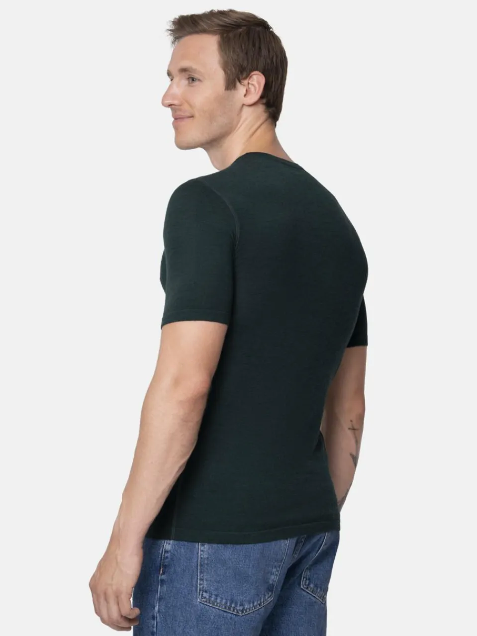 DANISH ENDURANCE Shirts<Herren T-Shirt grün uni