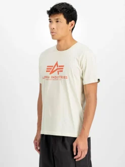 Alpha Industries Shirts<Herren T-Shirt weiß bedruckt