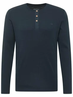 Mustang Shirts<Herren T-Shirt blau uni