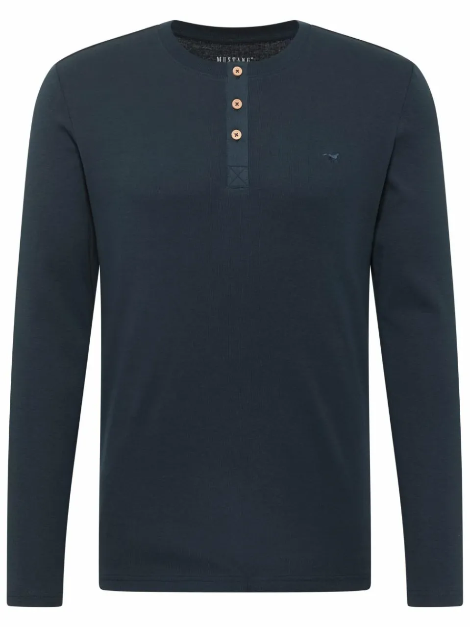 Mustang Shirts<Herren T-Shirt blau uni