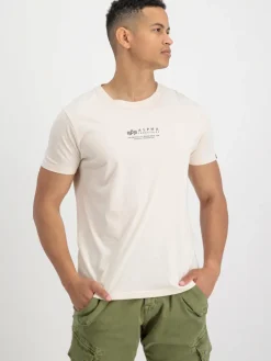 Alpha Industries Shirts<Herren T-Shirt weiß bedruckt