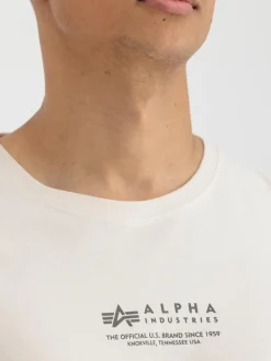 Alpha Industries Shirts<Herren T-Shirt weiß bedruckt