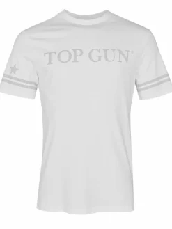 Topgun Shirts<Herren T-Shirt weiß bedruckt
