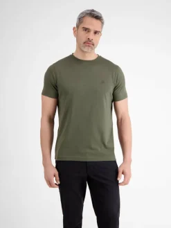 LERROS Shirts<Herren T-Shirt oliv uni