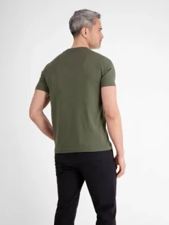LERROS Shirts<Herren T-Shirt oliv uni
