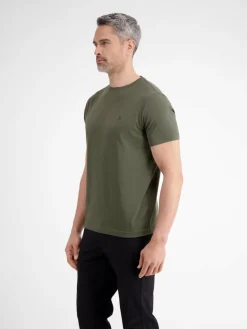 LERROS Shirts<Herren T-Shirt oliv uni