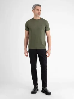 LERROS Shirts<Herren T-Shirt oliv uni