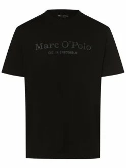Marc O'Polo Shirts<Herren T-Shirt schwarz bedruckt