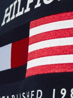 Tommy Hilfiger Shirts<Herren T-Shirt marine bedruckt