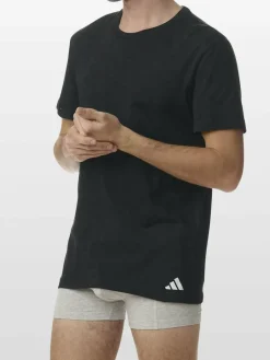 adidas Sportswear Shirts<Herren T-Shirt - Active Core Cotton schwarz uni