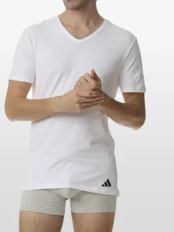 adidas Sportswear Shirts<Herren T-Shirt - Active Flex Cotton weiß uni