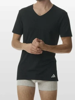 adidas Sportswear Shirts<Herren T-Shirt - Active Flex Cotton schwarz uni