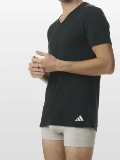 adidas Sportswear Shirts<Herren T-Shirt - Active Flex Cotton schwarz uni