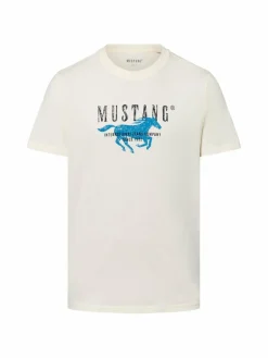 Mustang Shirts<Herren T-Shirt - Austin sand bedruckt