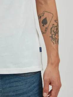 BLEND Shirts<Herren T-Shirt - BHAdam weiß bedruckt