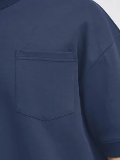 BLEND Shirts<Herren T-Shirt - BHBARTI blau uni