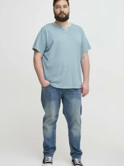 BLEND Shirts<Herren T-Shirt - BHBTee blau uni