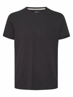 BLEND Shirts<Herren T-Shirt - BHNASIR schwarz uni
