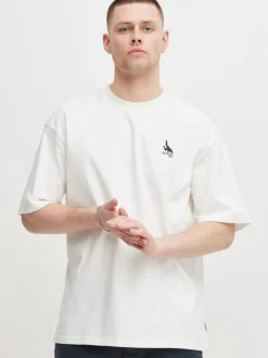 BLEND Shirts<Herren T-Shirt - BHTee weiß bedruckt