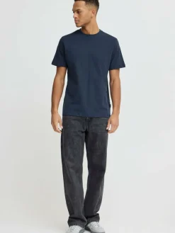 BLEND Shirts<Herren T-Shirt - BHVAGO blau bedruckt