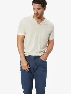 BABISTA Shirts<Herren T-Shirt - CARNOR vanille gestreift