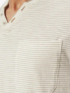 BABISTA Shirts<Herren T-Shirt - CARNOR vanille gestreift