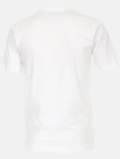 CASAMODA Shirts<Herren T-Shirt - 2er Pack Basic weiß uni