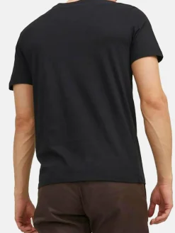 Jack & Jones Shirts<Herren T-Shirt - 3er Pack Corp schwarz gemustert