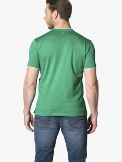 Jan Vanderstorm Shirts<Herren T-Shirt - FLEMMING grün bedruckt