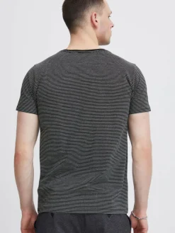 Indicode Shirts<Herren T-Shirt - IDLupko schwarz gestreift