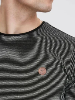 Indicode Shirts<Herren T-Shirt - IDLupko schwarz gestreift