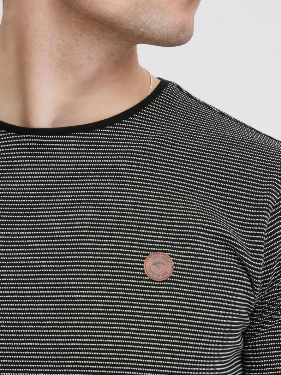 Indicode Shirts<Herren T-Shirt - IDLupko schwarz gestreift