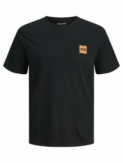 Jack & Jones Shirts<Herren T-Shirt - JJBrandy schwarz uni