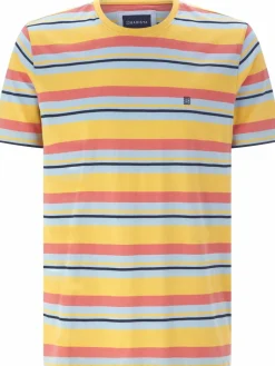 BABISTA Shirts<Herren T-Shirt - KALVINO gelb gestreift
