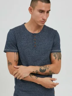 11 Project Shirts<Herren T-Shirt - PRSietse blau meliert