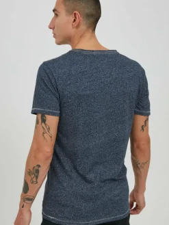 11 Project Shirts<Herren T-Shirt - PRSietse blau meliert