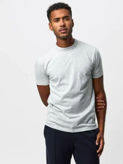 Profuomo Shirts<Herren T-Shirt - Regular Fit grau uni