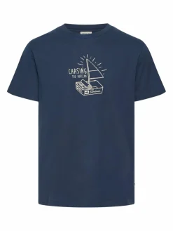 Solid Shirts<Herren T-Shirt - SDODELL blau bedruckt