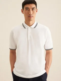 Herren Seidensticker Poloshirts>Herren T-Shirt - Streifen platziert